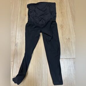 Isabel maternity workout leggings in black, size small